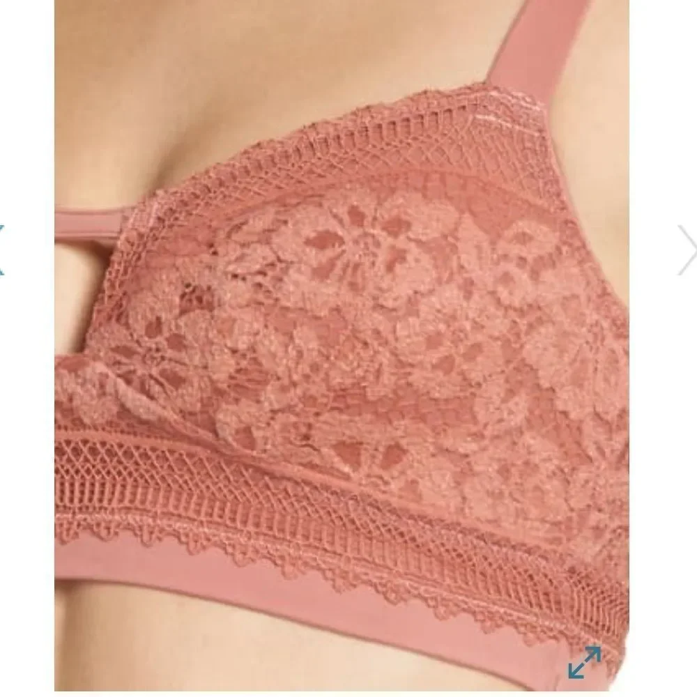 NWT Free People Annabelle Lace Cutout Bralette - Picture 4 of 10
